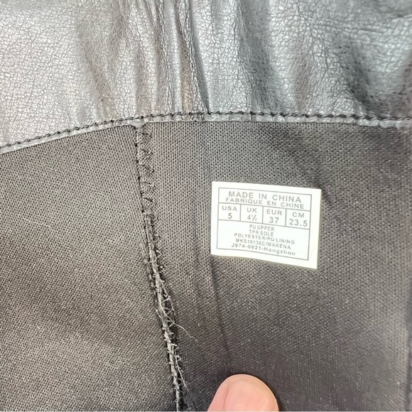 Michael Kors Makena Black Boots Size 5 - Picture 7 of 11